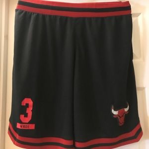NBA Chicago Bulls Wade basketball shorts